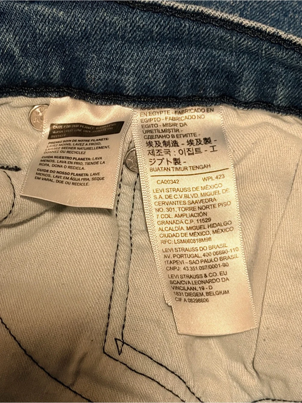 Levi's Light Blue Straight Men's Jeans Size 34x34